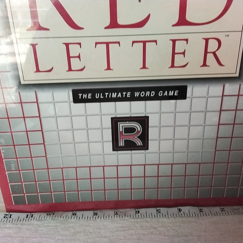 Red Letter Word Game - Vintage Factory sealed From 80's Vocabulary Building - Picture 2 of 8